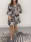 Women's print Kua casual dress